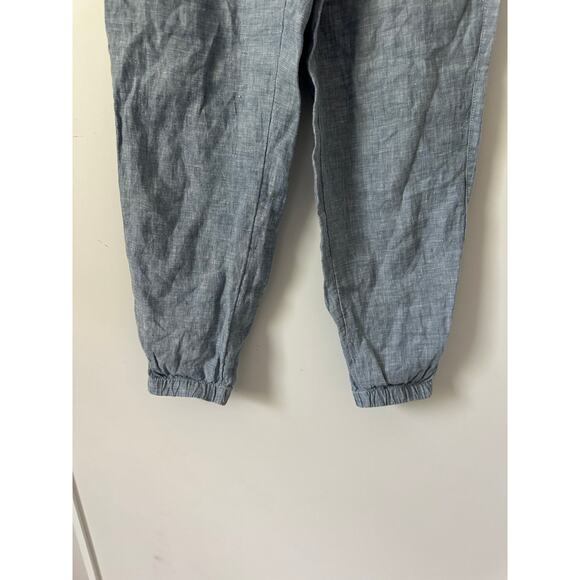 Athleta Retreat Linen Chambray Joggers size 4P - Picture 13 of 13